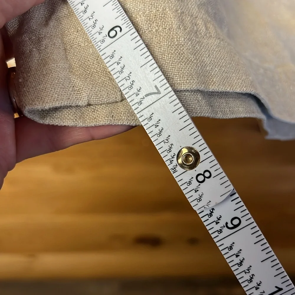 J. Crew Men's Flax Flat Front Shorts 30 Oarsman Sample Linen One of a Kind‎ Rare